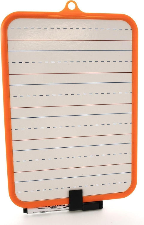 BAZIC 7.4" X 10.3" Double Sided Dry Erase Learning Board w/ Marker...
