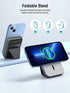 QiSa Portable Charger, PD 30W Fast Charger Foldable Wireless Power Bank with USB-C Port, Mag-Safe Battery Pack Only for iPhone 15/14/13/12 Series ...