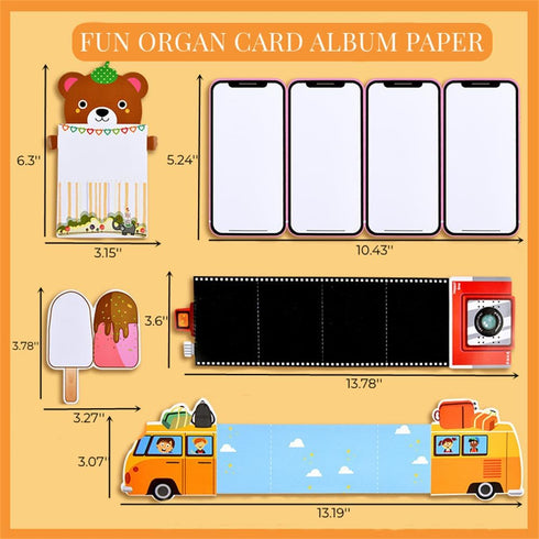 Evgeniya Pop Up Greeting Card Making Kit DIY 3D Greeting Cards Scrapbook Supplies kit Cartoon Making Material Set for Birthday Invitation Album DI...