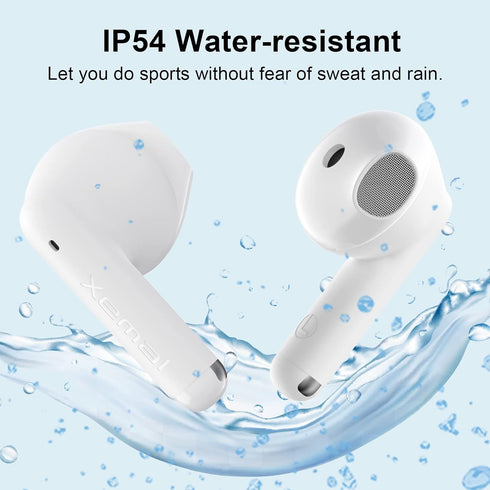 Edifier X2 Bluetooth Wireless Headphones Earbuds with Microphone, Lightweight Stereo in Ear Earphones 28H Playtime with Charging Case, White...
