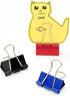 24 Pcs Medium Binder Clips, 1.25 inches(32mm), Paper Clamps Medium Size for Office Supplies, 3 Vibrant Colors...