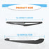 Rear Windshield Wiper Blade Kits, Compatible With Grand Cherokee 2014-2022, 11" (280mm), OEM: 68197131AA...