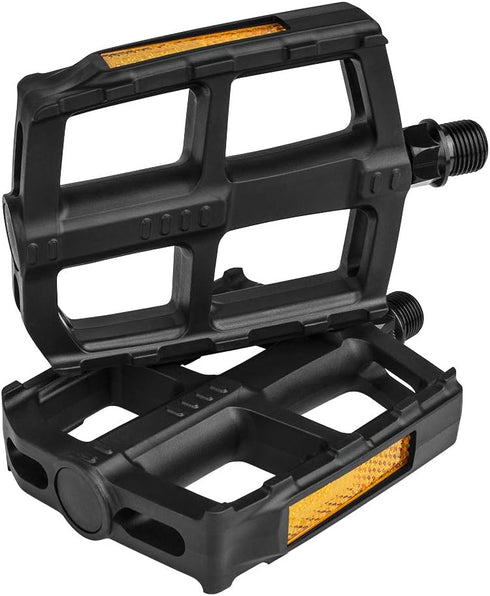 BV Bike Pedals - Universal Fit Bicycle Pedal 9/16" Compatible, Non-Slip & Durable Lightweight for Most Adult Bikes & MTB...