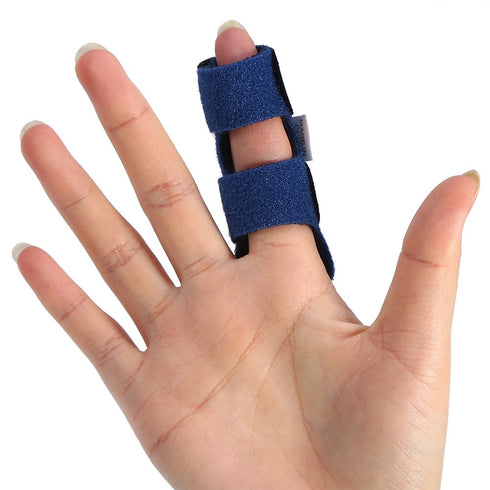 Finger Splint, Pain Relief Finger Splint Adjustable Finger Corrector Straightener Support for Straightening Mallet Finger Repairing Rupture of Ext...