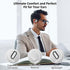 JIECAN Open Ear Headphones Bluetooth V5.3 Wireless Earbuds with Earhooks with Digital Display Charging Case, Conduction Headphones with Mic Waterp...