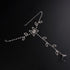 Chargances Boho Rhinestone Foot Chain with Toe Ring Crystal Barefoot Sandals Ankle Bracelet Beach Wedding Ankle Chain Jewelry for Women and Girls(...