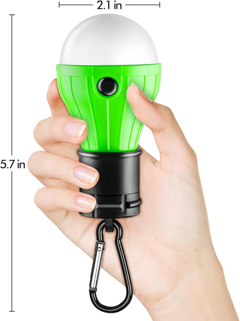 FLY2SKY Tent Lamp 4 Packs Portable LED Tent Lights Clip Hook Hurricane Emergency Lights LED Camping Lights Bulb Camping Lanterns Camping Equipment...