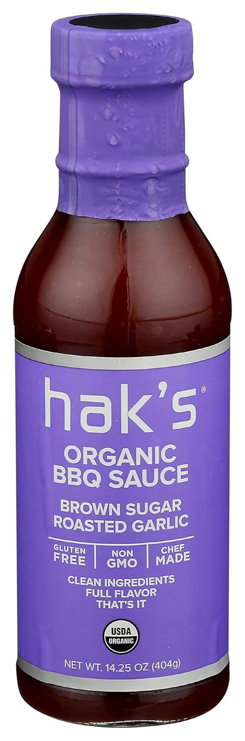 HAKS Organic Brown Sugar Roasted Garlic Bbq Sauce, 14.25 OZ...