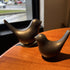 NWFashion Ceramic Animal Figurines Modern Style Birds Decorative Ornaments Desktop Display (Black Bird)...