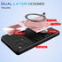 for OnePlus 12R Case,Kickstand Metal Ring Holder for OnePlus 12R Phone Case,Camera Lens Protector,Slim Full Protection Shockproof Cover for Women ...