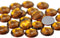 18mm Flat Back Round Acrylic Rhinestones Jewels Plastic Gems Embelishments for Cosplay/Costumes Jewelry Making - 30 Pieces (Brown Smokey Topaz A22...