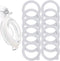 LUTER 12pcs Silicone Jar Seal Replacement Airtight Silicone Seal Gaskets for Mason Jar Lid, Wide Mouth Glass Jars...