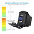 MICTUNING Universal Rocker Style Dual USB Car Charger Compatible with iPhone 6 6S Plus Mobile Device, Blue LED Digital Display Voltmeter Monitor B...