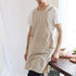 NEWGEM Japanese Linen Cross Back Kitchen Cooking Aprons for Men with Pockets for Baking Painting Gardening Cleaning Khaki...
