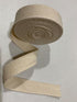 Cotton Webbing Strap 5 Yards Herringbone Twill Tape Trim Sewing Twill Ribbon Strapping Fabric for DIY Crafts Sewing Supplies (Beige, 3/4 inch)...
