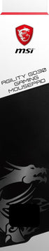 MSI Ultra-Smooth Low-Friction Textile Surface Natural Rubber Base Extra Soft Comfortable Touch Anti-Slip Gaming Mouse Pad (Agility GD30)...
