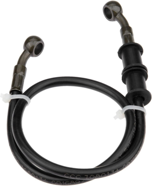Mtsooning Motorcycle Brake Hydraulic Line, 60cm/23.6inch Braided Clutch Oil Pipe, Stainless Brake Hose Replacement for ATV Motorbike Pit Dirt Bike...