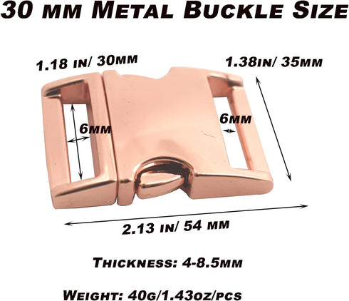 Bytiyar Metal Bukles Sets(8 pcs), Quick Side Release Buckles+Tri-Glide Clips+D&O Rings Assorted Sewing Fasteners Kits DIY Accessories for Webbing ...