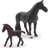Gemini&Genius Horses Toy for Kids, Farm Horse Animal Playset, Stallion with Horse Cub Family Action Figures Party Favors Supplies, Party Cupcake T...