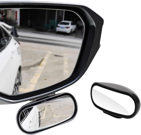 Blind Spot Car Rearview Stick on Mirror, Auto 360 ° HD Adjustable Convex Wide Angle Side Rearview Mirror, Universal Vehicle Concave Mirroraid Gadg...