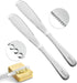 Butter Spreader Knife for Cold Butter above 20?, Butter Slicer, Butter Curler, Butter Grater, Butter Blade (2 knives)...