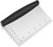 Bench Scraper & Chopper - 6 Inch Stainless Steel Dough Cutter with Contoured Grip, Multi-Purpose Kitchen Tool for Baking Cooking, Food Scraper Cho...