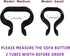 SUQ I OME Pack of 6 Outdoor Patio Garden Wicker Rattan Furniture Aligment Sofa Rattan Chair Fastners Clip Sectional Connector - Non Slip (2.13 inc...
