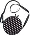 Round Crossbody Bag Small Circle Purse Zip Handbag for Women...
