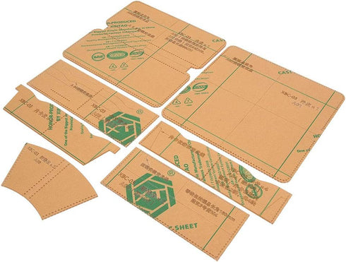 Wallet Acrylic Template Clear Acrylic Template Set Zipper Wallet Handbag Making Stencil Leather Craft Tool...