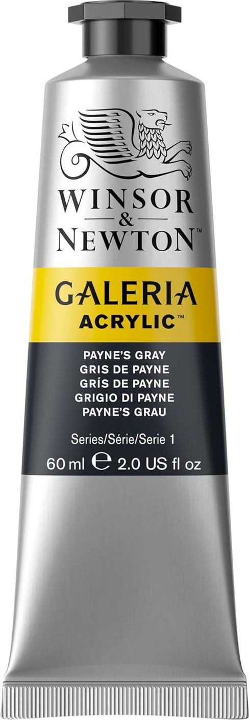 Winsor & Newton Galeria Acrylic Color, 60ml (2-oz) Tube, Payne's Gray...