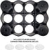 Adhesive Wall Mounted 12 Slot Coffee Pod Holder and Organizer. Space Saving Storage Rack Compatible with K Cups Saves Room in Drawers, Cupboards a...