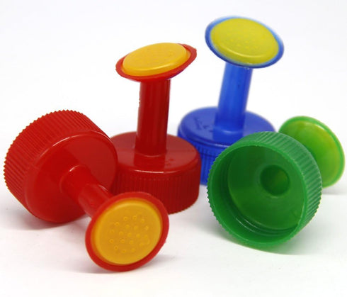 Coolrunner Bottle Cap Sprinkler PVC Plastic Watering GB 28mm caliber Little Nozzle Sprinkler Head Watering Vegetables Mist Nozzle (6)...