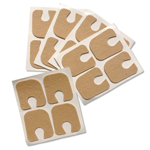 Aetna Foot Products - Adhesive Felt U-Shaped Callus or Toe Pads, Pack of 100, 1/8" Thick...