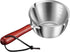 Butter Warmer Pot?Inside with clear scale Small Saucepan with Heat Resistand Wooden Handle and Dual Pour Spout Stainless Steel Small Milk Saucepan...