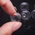 PH PandaHall 30 Pcs 18mm Mini Empty Clear Glass Globe Bottle Wish Ball Bottles DIY Pendant Charms with 30 Pcs 8mm Cap Bails for Jewelry Making...