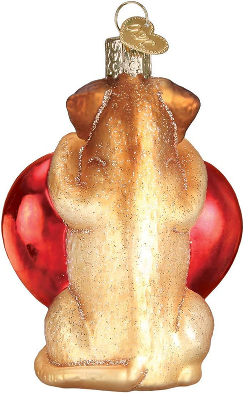 Old World Christmas Ornaments: Pet Lovers Glass Blown Ornaments for Christmas Tree, My Dog, 3x3 (30052)...