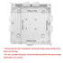 ABS Plastic Dustproof Waterproof IP65 Junction Box Universal Electrical Project Enclosure White 5.9"x5.9"x2.8"(150mmx150mmx70mm)...