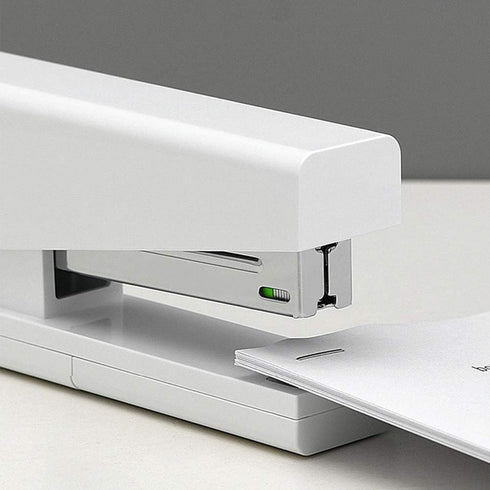 White Stapler, Desktop Stapler, Classic Office Stapler, Basics Stapler,20 Sheets Capacity White Stapler Set with Storage Free 100 pcs Staples...