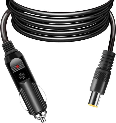 12V DC8MM Car Charger Cable 15A,DC7909 7.9 x 5.5mm Car Cigarette Lighter Cable Compatible with Bluetti EB3A/EB70 Portable Power Station,Camera,Lap...