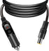 12V DC8MM Car Charger Cable 15A,DC7909 7.9 x 5.5mm Car Cigarette Lighter Cable Compatible with Bluetti EB3A/EB70 Portable Power Station,Camera,Lap...
