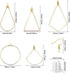 280PCS Beading Hoop Earrings for Jewelry Making Beading Earring Findings Beading Earring Component Accessories 100PCS Beading Earring Hooks Silico...