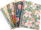 ALIMITOPIA 4 Pack A6 Spiral Notebook Journal,Wirebound Ruled Sketch Book NotePad Diary Memo Planner,A6 Size(5.7X4.1) & 80 sheets (Floral-D)...