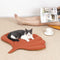 Pet Mat for Small Dogs and Cats - Soft Cotton Bedding with Ginkgo Leaf Design, Machine Washable, 50 x 68cm...