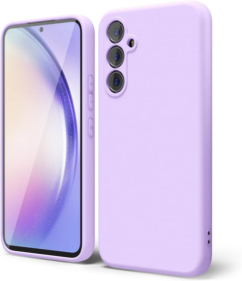 oakxco for Samsung Galaxy A54 5G Phone Case Liquid Silicone, Cute Thin Slim Soft Rubber TPU Plain Smooth Gel Cover for Women Girl, Matte Solid Pro...