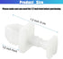 10 Pack RV Refrigerator Clips Compatible with Norcold 617772 Replacement Vent Door Latch, 1/2 Inch Thin Wall Plastic RV Camper Refrigerator Vent C...