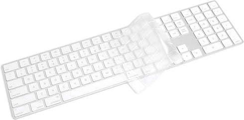 ProElife Keyboard Cover Skin for 2018-2017 Apple Magic Keyboard with Numeric Keypad A1843 US Enter MQ052LL/A Wireless Bluetooth Keyboard Ultra Thi...
