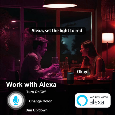 ILC G120 LED Large Globe Light Bulbs 15W, Work with Alexa, ? 4.72 inch, Color Changing, CCT Color Temprature Turnable 2700K-6000K, CRI>95+, 150W E...