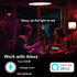 ILC G120 LED Large Globe Light Bulbs 15W, Work with Alexa, ? 4.72 inch, Color Changing, CCT Color Temprature Turnable 2700K-6000K, CRI>95+, 150W E...