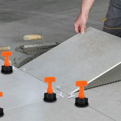 151Pcs Tile Leveling System Kit, Tile Leveler Tile Leveler Spacers Level Spacers Flooring Wall Leveler Locator Positioning Tool Set...