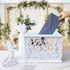 OurWarm PVC Hollow Wedding Envelope Box with Lock and Card Sign, Secure Money Box for Wedding Reception, Birthday, Baby Shower, Graduation Party S...